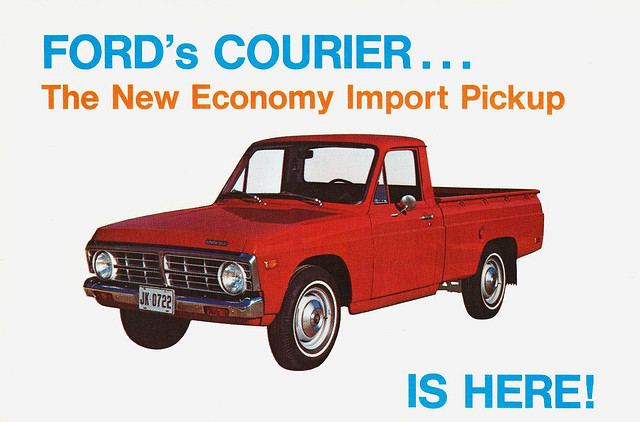  Historia del Ford Courier (1972-1982) – Camiones ovalados azules