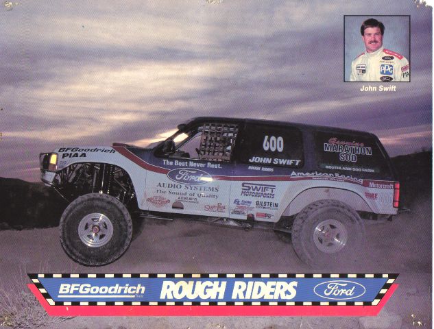 Ford rough riders racing team #7