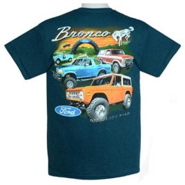 Ford Bronco T-Shirts 100% Cotton Preshrunk