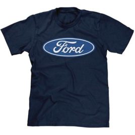 Mens Blue Ford Logo T-Shirt