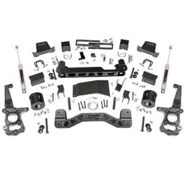 Rough Country 5-inch Lift Kit w/ N3 Shocks 2015-2018 F150 4WD