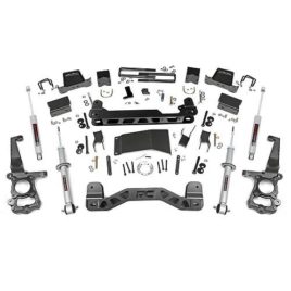 Rough Country 6-inch Lift Kit W/ Lift Struts 2015-2018 F-150 4WD