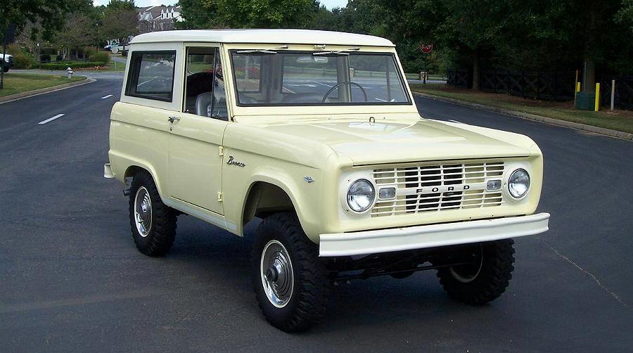 Ford Bronco History Chart