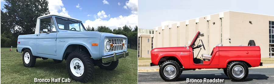 Ford Bronco History Chart