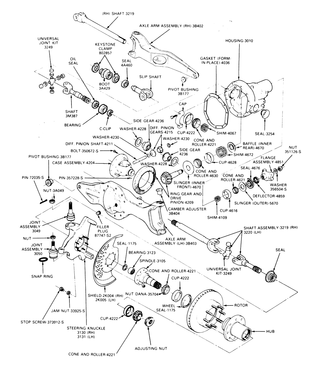 Dana 44 Axle Width Chart