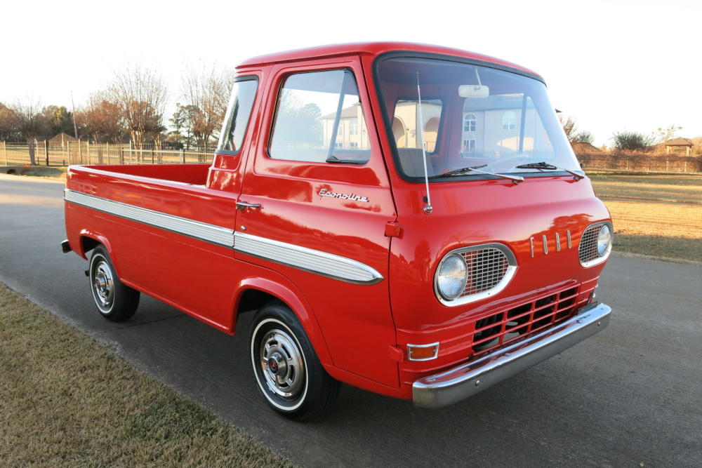 blue ford econoline van