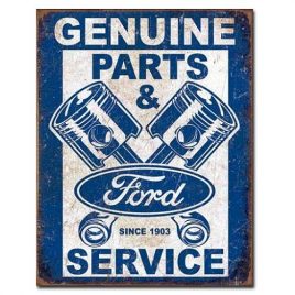 Ford Genuine Parts and Service Pistons Sign