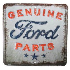 Genuine Ford Parts Nostalgia Metal Sign