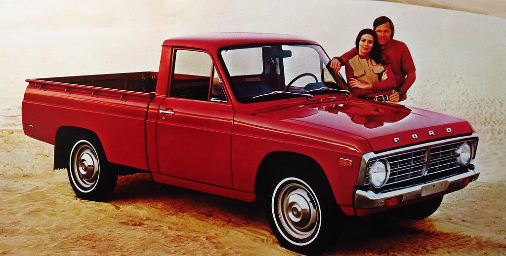  Historia del Ford Courier (1972-1982) – Camiones ovalados azules