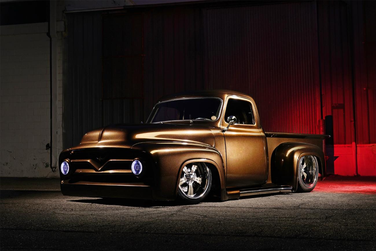 1955 Ford F-100 - Lucky Blue