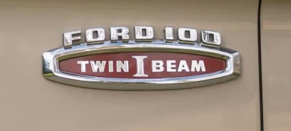 1965 Ford Twin-I-Beam badge