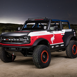 Built Wild Off-Road Racing Ford Bronco 4600 Race Vehicle