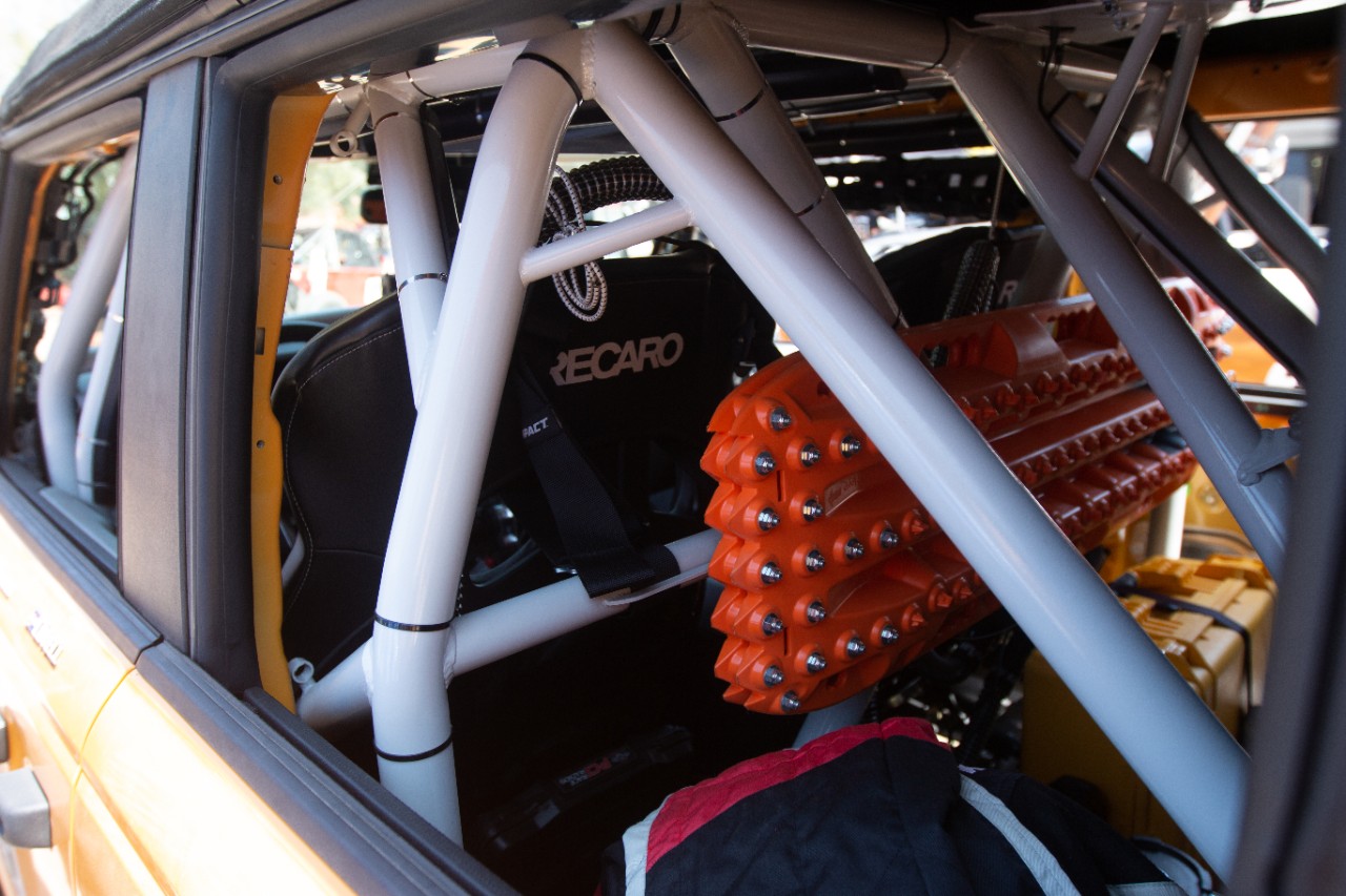 Ford Bronco Race Truck Interior Roll Cage