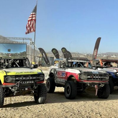 With a podium-sweep at the 2022 King of the Hammers, and nearly one-year-to-the-day from the vehicle’s debut at the very race weekend, Bronco Brand and Ford Performance are solidifying the Built Wild™ off-road racing legacy of the Bronco 4600 stock class race vehicles.