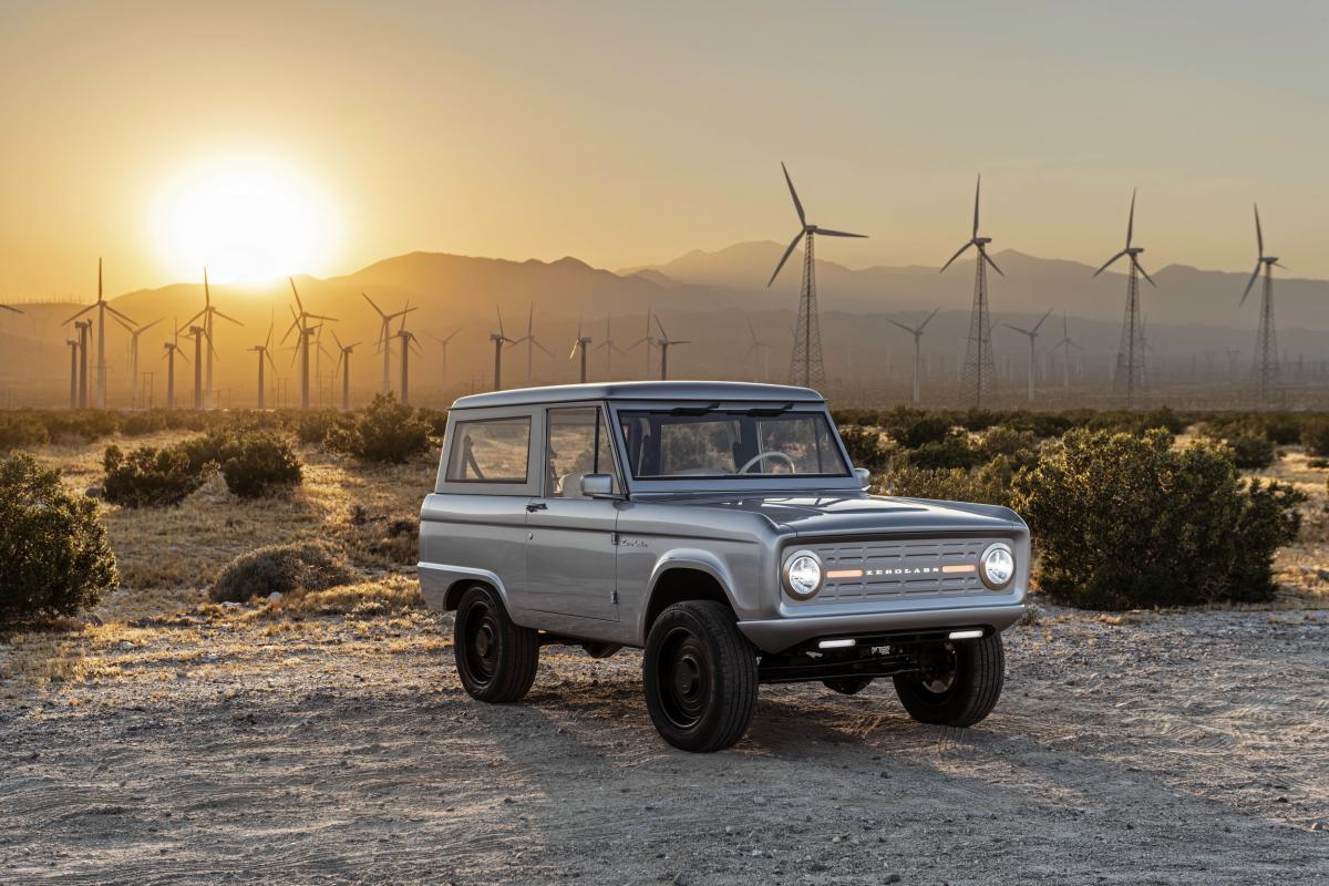Zero Labs Electric Ford Bronco With Windmills