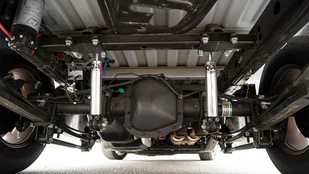 2025 Ford F-150 traction bars and QA1 shocks